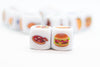 Food Dice d6 | Decide What to Eat Dice 6-Sided 16mm Foodie Dice