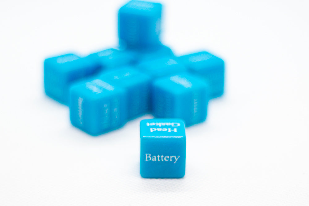 Mechanics Dice d6 – Automotive Diagnostic 6-Sided Dice by BrycesDice (16mm)