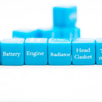 Mechanics Dice d6 | What's Wrong with Your Car Dice 6-Sided 16mm Diagnostic Dice