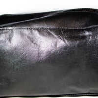 "Traveler" Leather Dice Bag / Purse (Black)