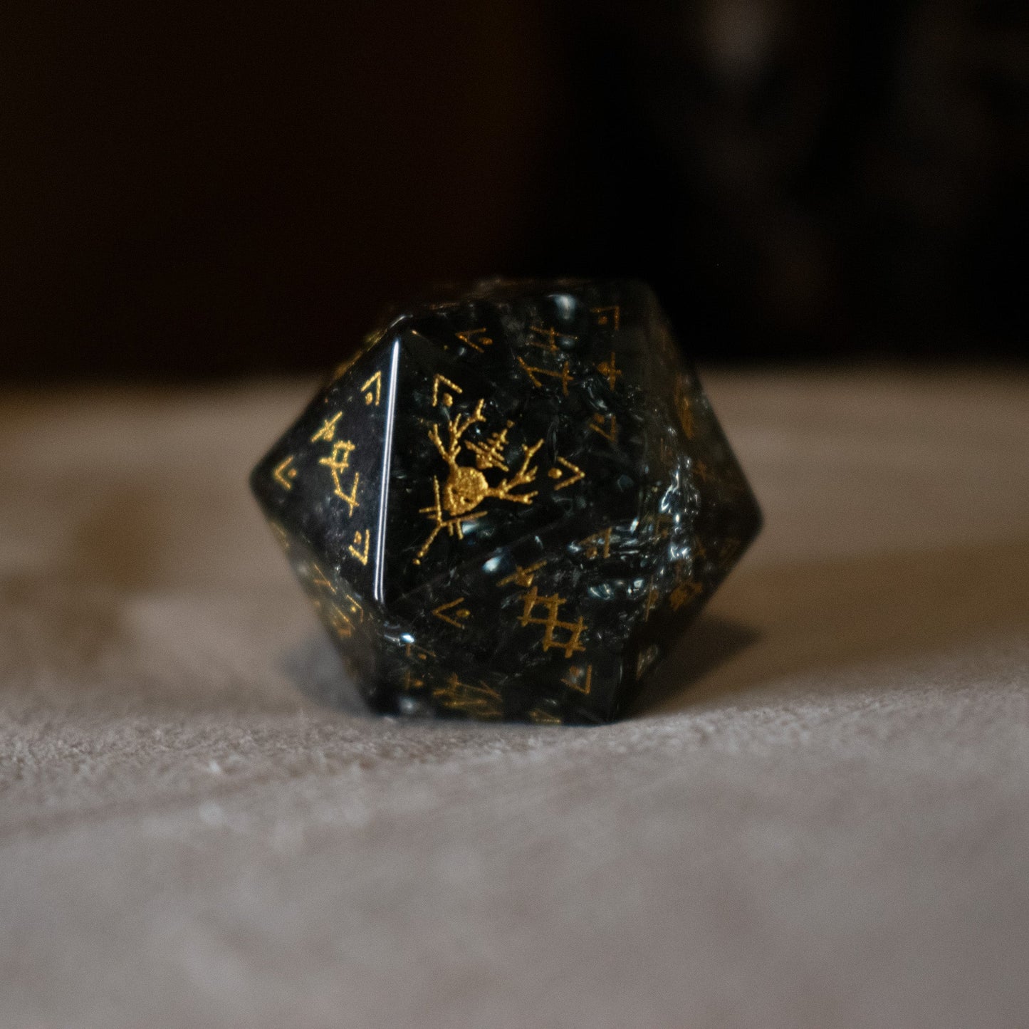 Wendigo Shattered Glass Dice Set – 7-Piece Polyhedral RPG Dice