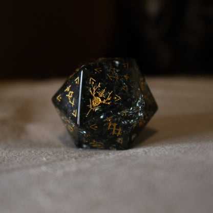 Wendigo Shattered Glass Dice Set – 7-Piece Polyhedral RPG Dice