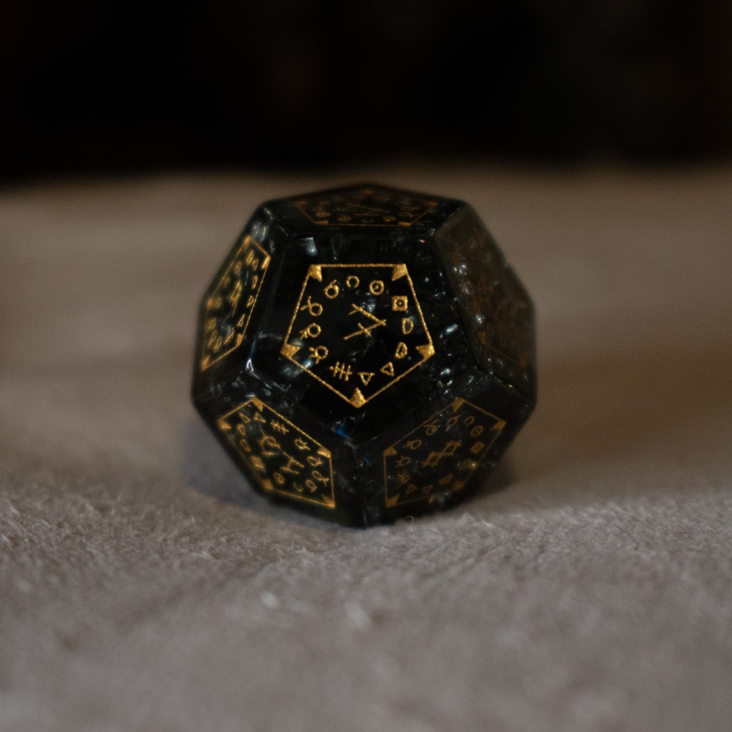 Wendigo Shattered Glass Dice Set – 7-Piece Polyhedral RPG Dice