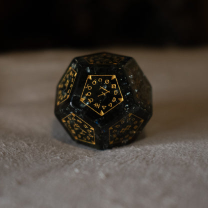Wendigo Shattered Glass Dice Set – 7-Piece Polyhedral RPG Dice