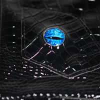 Dragon Scale Dice Bag 6x4 Inch w/Dragon Eye (red color eye)