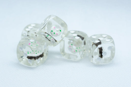 Vanilla Donut Pipped d6 16mm (Custom Dice) *Sold per die