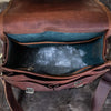Ultimate Campaign Leather Book Bag - Brown