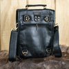 Ultimate Campaign Leather Book Bag - Black