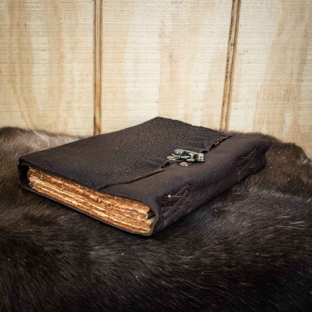Natural Edge Buffalo Leather Journal