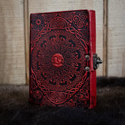 "Sun-Moon" Leather Journal