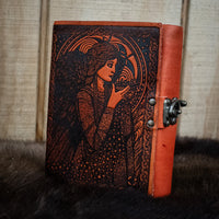 Celtic Angel Leather Journal