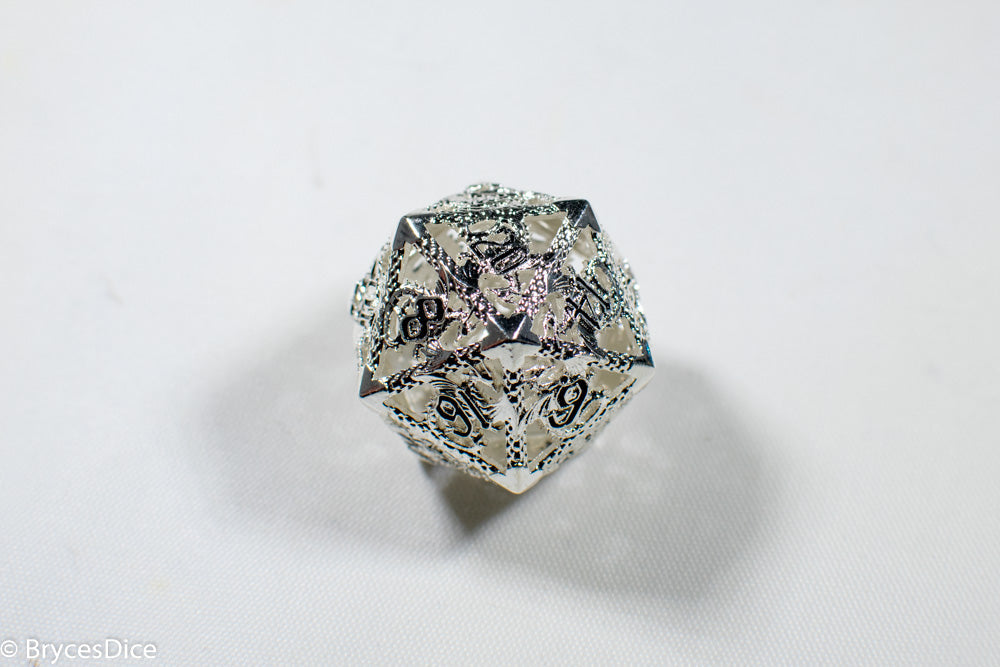 Single D20 Deadly Dragon Dice (Multiple Colors)