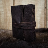 Natural Edge Buffalo (Wrapped) Leather Journal