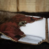 Natural Edge Crunched Cowhide Leather Journal