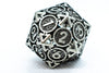 Iron Grey Deadly Arrow Dice | 7-Dice RPG Set High Visibility