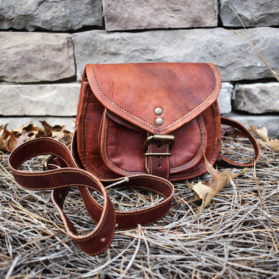 The Rogue Leather Satchel - Small (Tan)