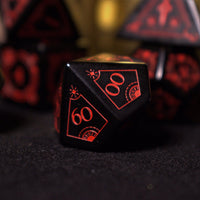 Fabled Mark - Obsidian Stone Dice Set