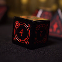 Fabled Mark - Obsidian Stone Dice Set