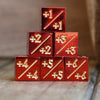 +1/+1 Counter Dice- Red, 6ct.