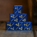 +1/+1 Counter Dice- Blue, 6ct.