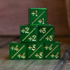 +1/+1 Counter Dice- Green, 6ct.