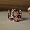 Legends of Valhalla - Copper and Blue Hollow Metal Dice Set