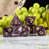 Greek Amethyst Stone Dice Set - Dice Around the World Collection
