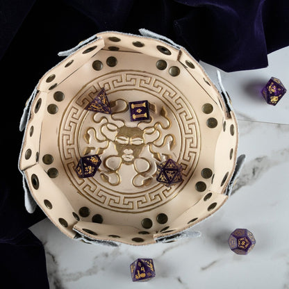 Greek Amethyst Stone Dice Set - Dice Around the World Collection