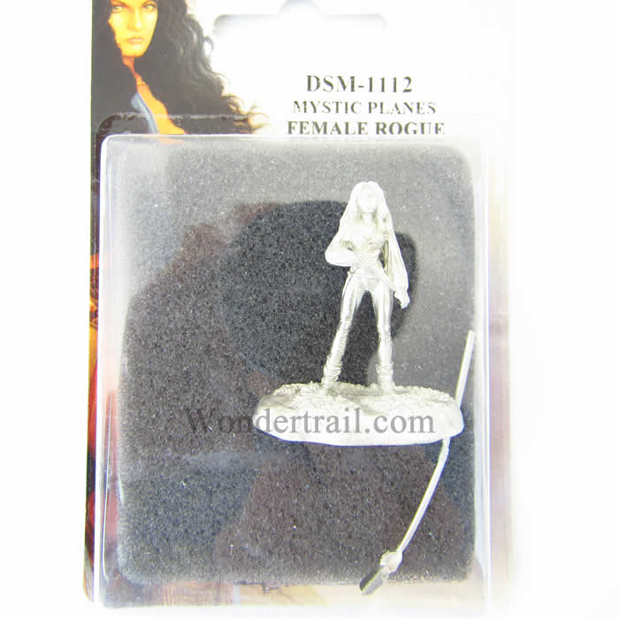 DSM1112 Female Rogue Miniature Elmore Masterwork Dark Sword