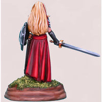DSM1117 Chick In Chainmail No 4 Female Fighter Miniature