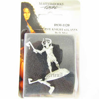 DSM1120 Male Evil Knight with Axes Miniature Elmore Masterwork