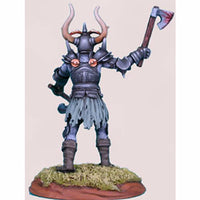 DSM1120 Male Evil Knight with Axes Miniature Elmore Masterwork