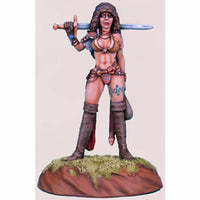 DSM1124 Female Fighter Journey to the Gathering Miniature Elmore Masterwork