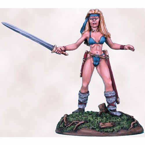 DSM1130 Chick with Sword Miniature Elmore Masterwork Dark Sword
