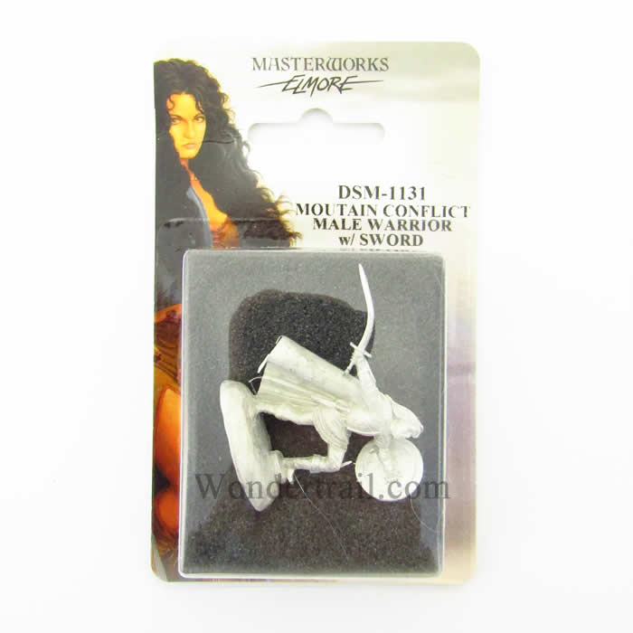 DSM1131 Male Fighter with Sword Miniature Elmore Masterwork Dark Sword