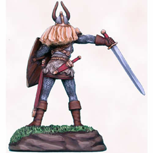 Female Cavalier with Sword and Sheild Miniature