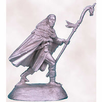 Male Wizard With Staff Mountain Conflict Miniature