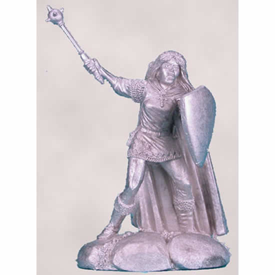 Female Cleric with Mace Avalyne The Life Giver Miniature