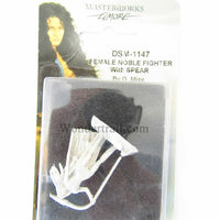 Noble Female Warrior With Spear Dangerous Journey Miniature