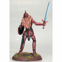 Female Fighter with Sword and Shield Miniature Elmore Masterwork