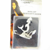 Mermaid Warrior with Turtle Shell Shield Miniature