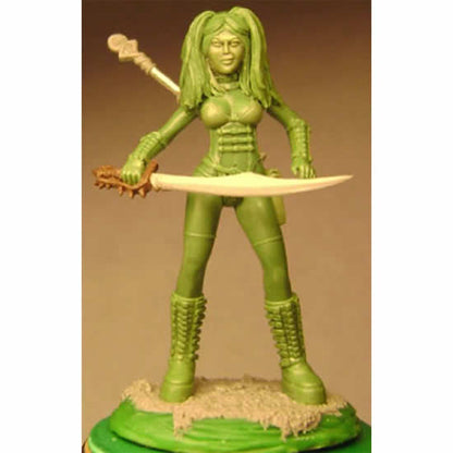 Goth Female Warrior with Sword Miniature Elmore Masterwork