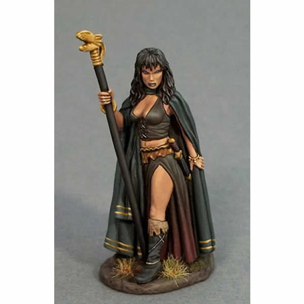 Evil Female Mage with Scepter Miniature Elmore Masterwork