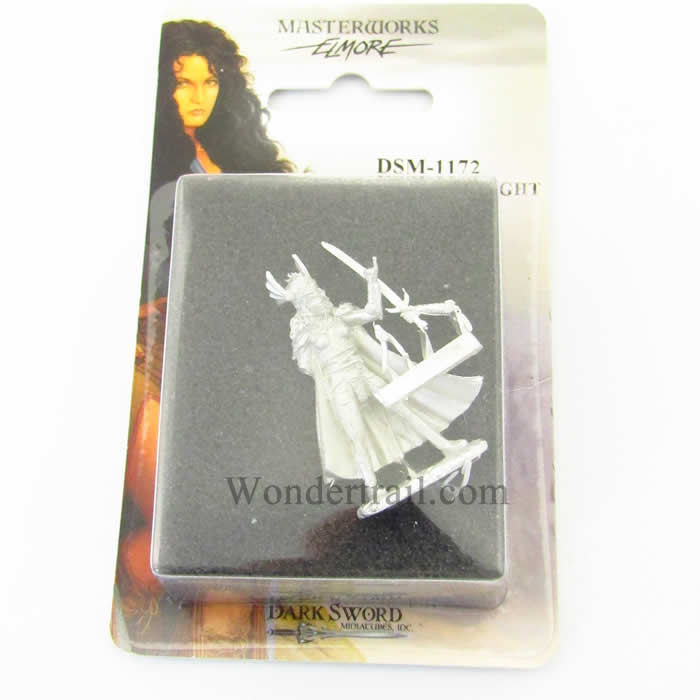 Cocky Female Knight with Sword Miniature Elmore Masterwork