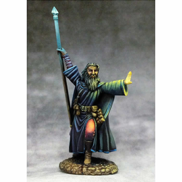DSM1195 Male Mage With Staff Miniature Elmore Masterworks