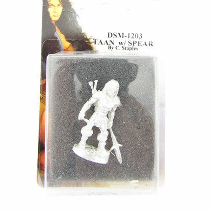 DSM1203 Taan with Spear Miniature Elmore Masterwork