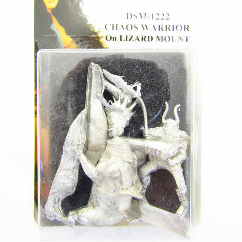 DSM1222 Chaos Warrior on Lizard Mount Miniature Elmore Masterwork
