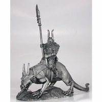 DSM1222 Chaos Warrior on Lizard Mount Miniature Elmore Masterwork