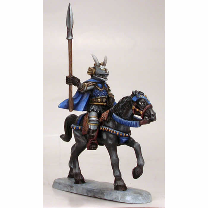 DSM1223 Chaos Warrior with Spear Mounted on Hourse Miniature