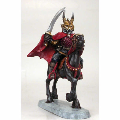 DSM1224 Chaos Warrior with Spear Mounted on Hourse Miniature